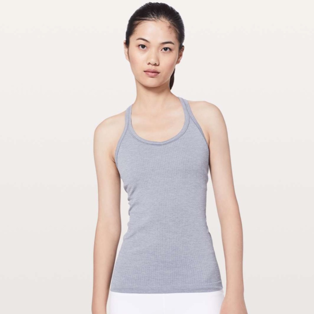 Lululemon Ebb to Street Tank – Lilac Stone – Size 8 – EUC